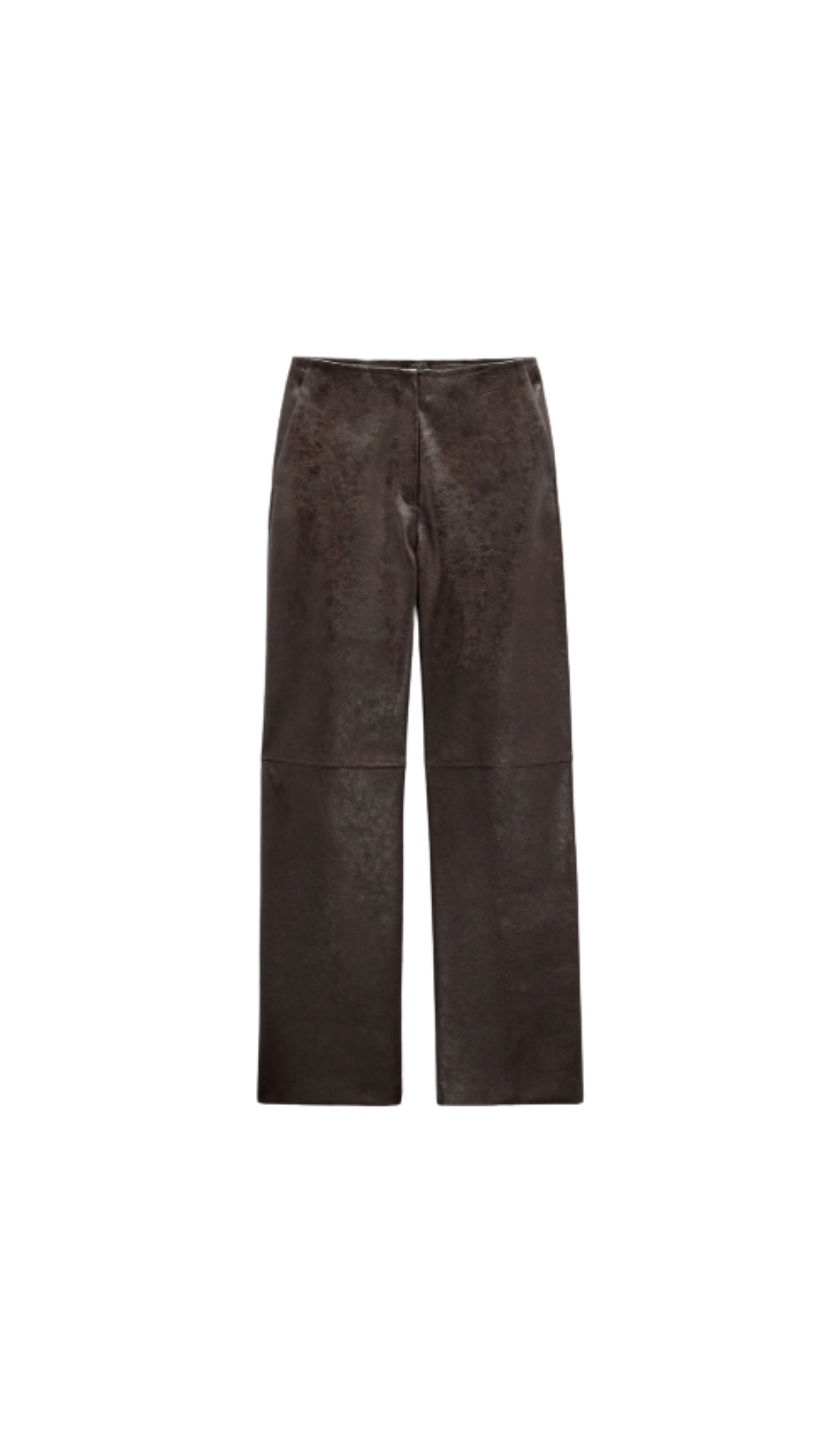 Pantalón largo efecto piel Parfois