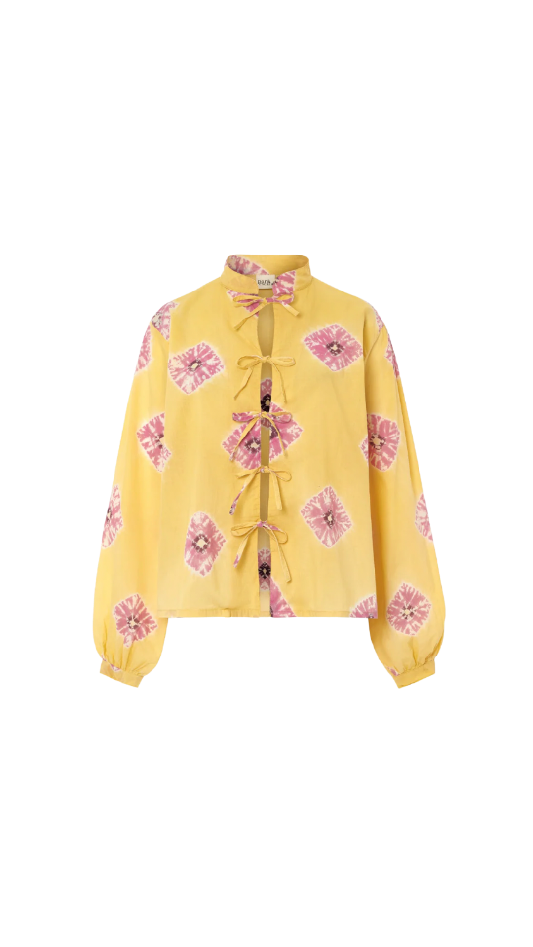 Camisa floral con lazadas Par y Escala