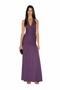 Reformation - Vestido largo con fruncido