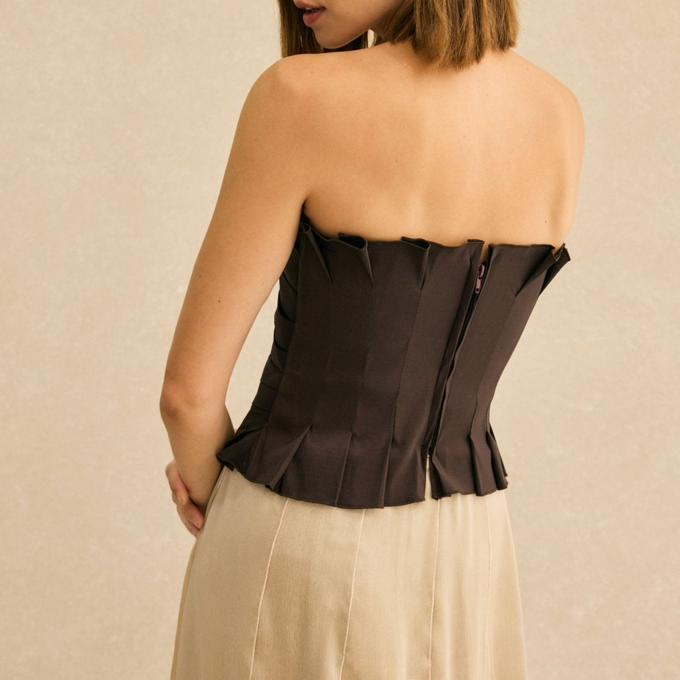 Top palabra de honor marrón