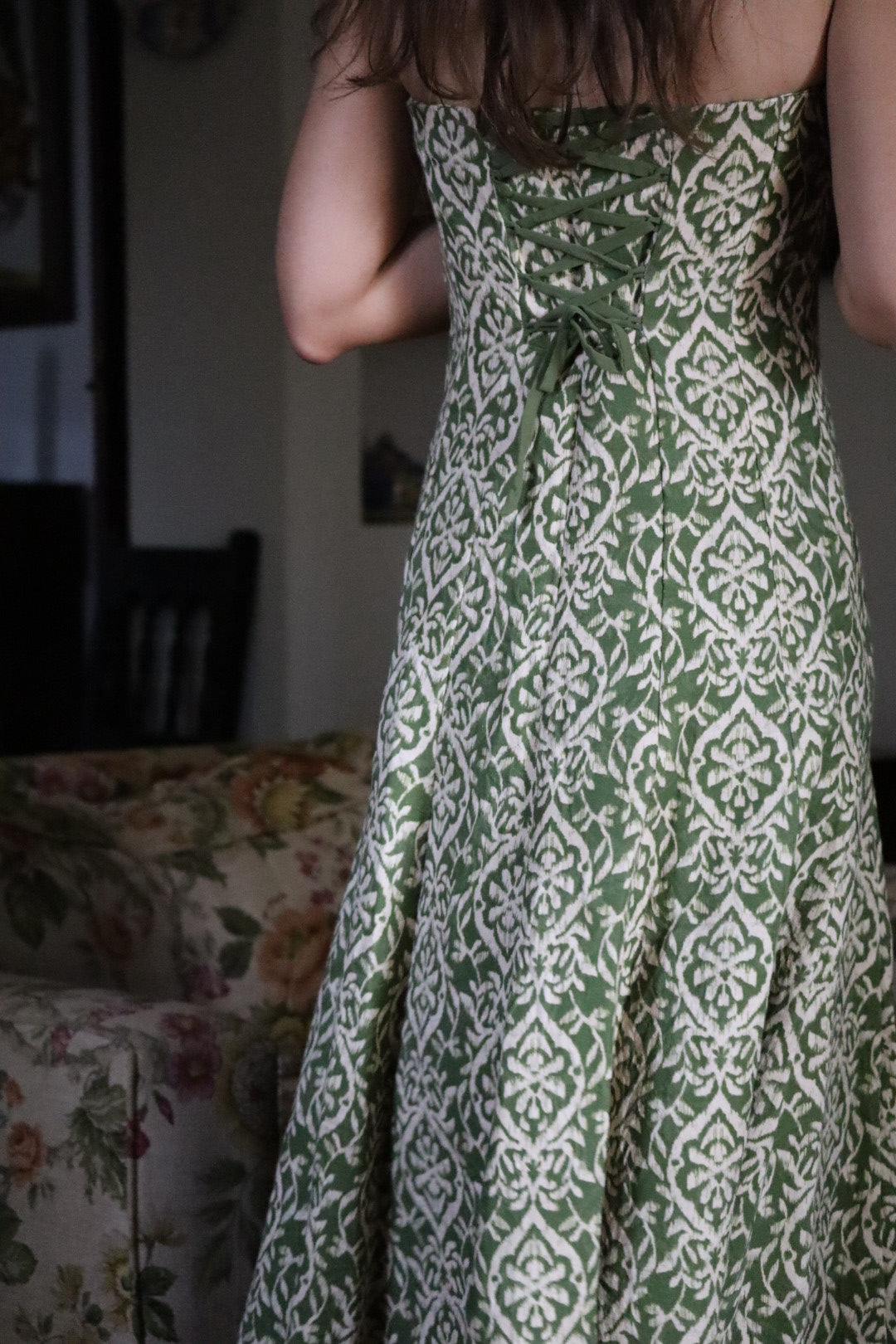 Baymo - Vestido midi palabra de honor