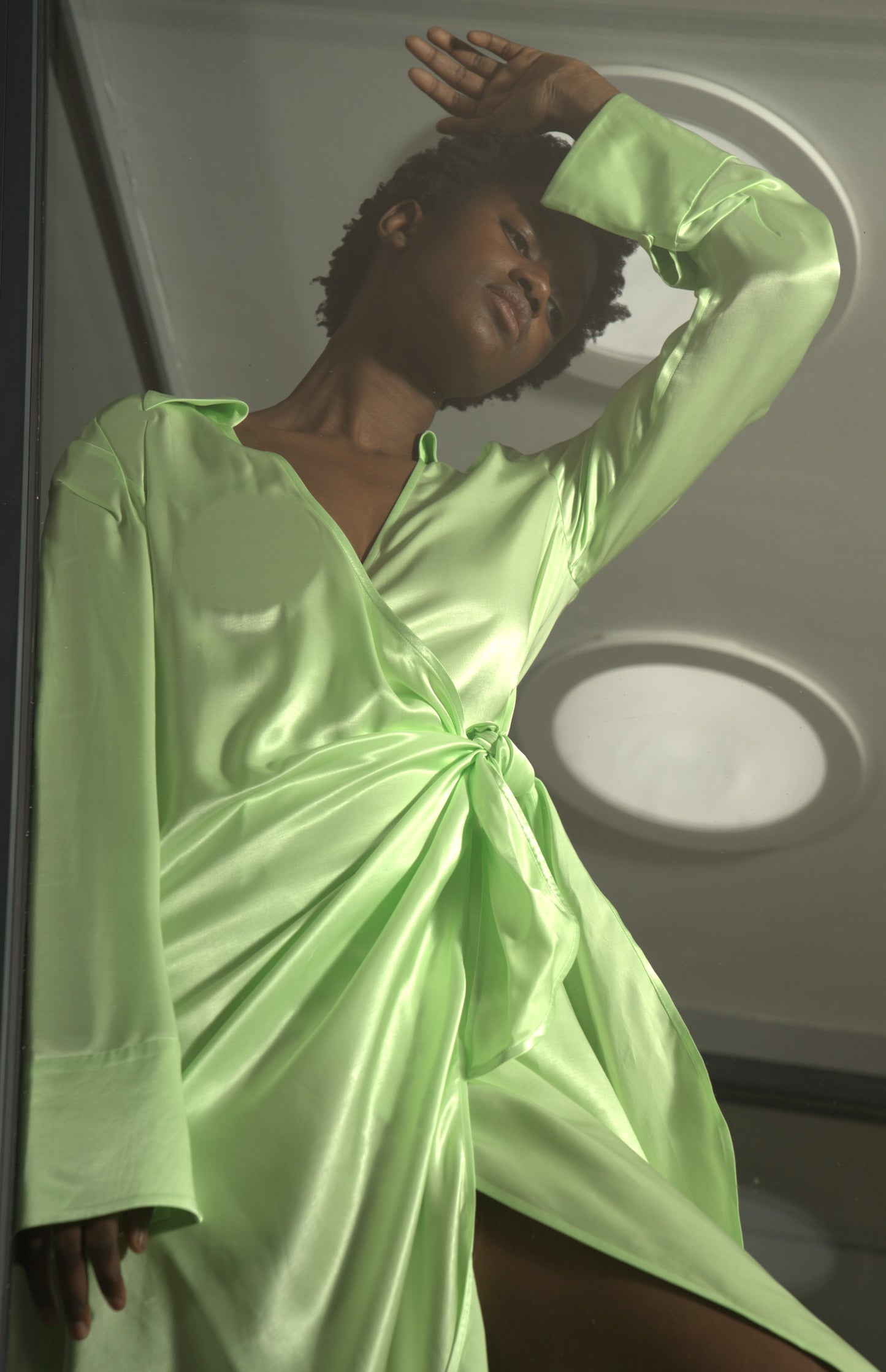 Vestido midi camisero