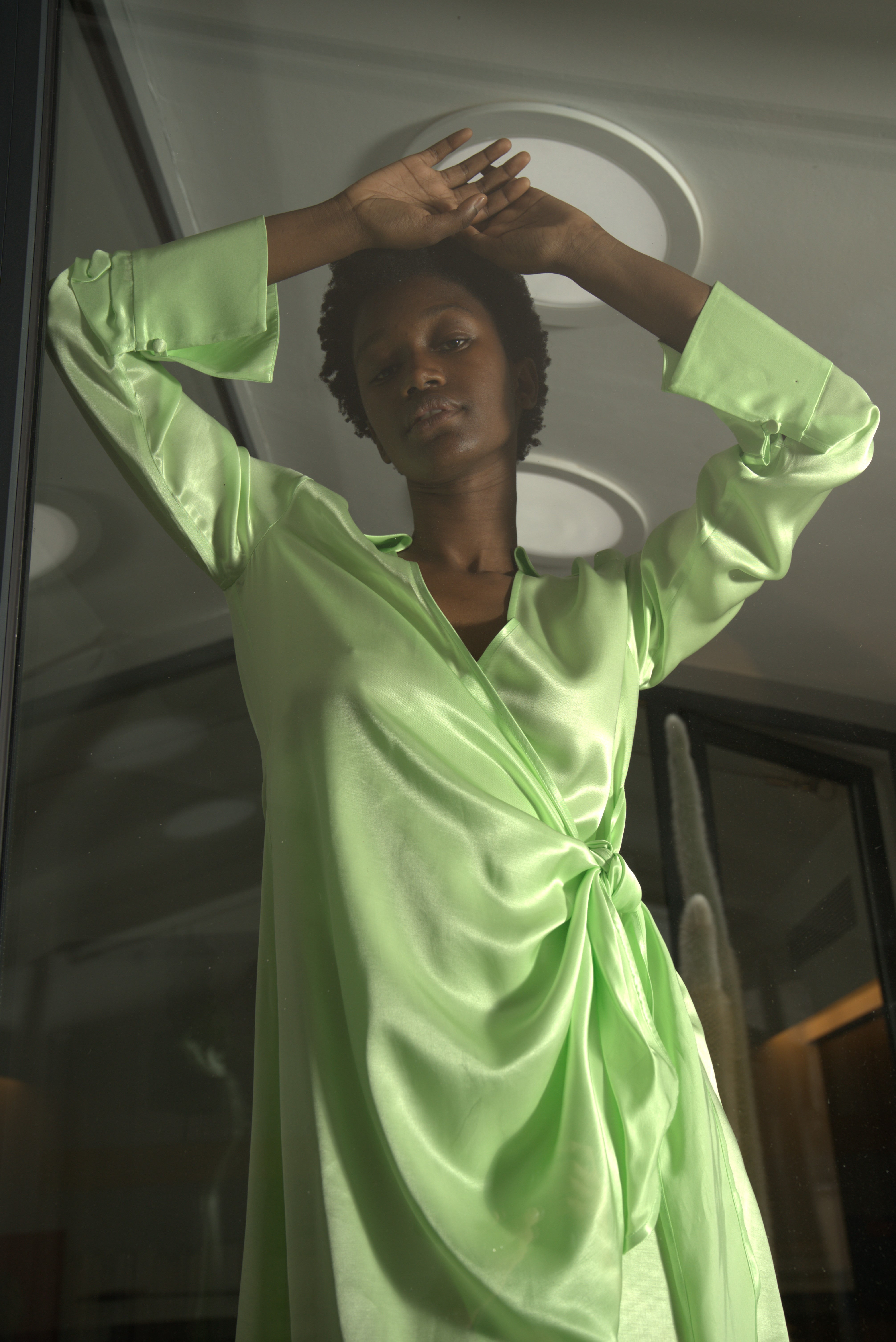 Vestido midi camisero