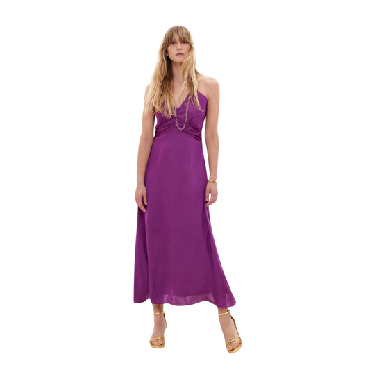 Vestido midi fluido