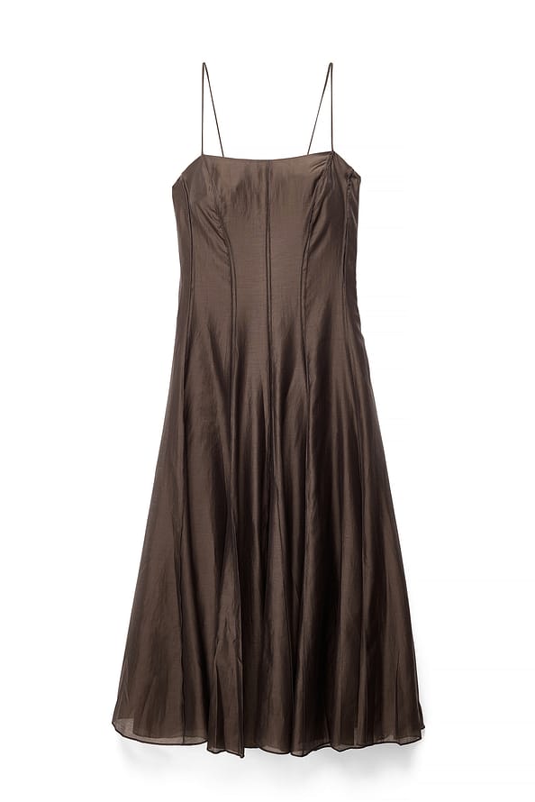 NA-KD - Vestido midi con detalle de costura
