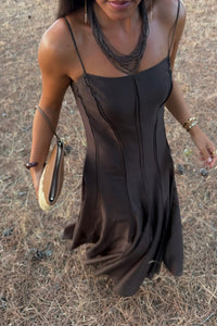 NA-KD - Vestido midi con detalle de costura