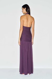 Reformation - Vestido largo con fruncido